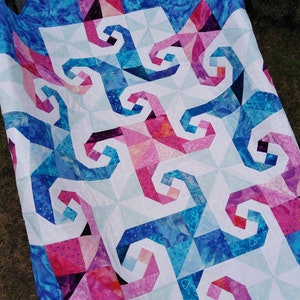 Swirling Trails Quilt PDF Pattern image 5