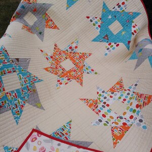 Swirly Stars Quilt PDF Pattern image 3