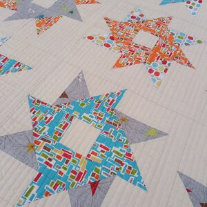 Swirly Stars Quilt PDF Pattern image 5