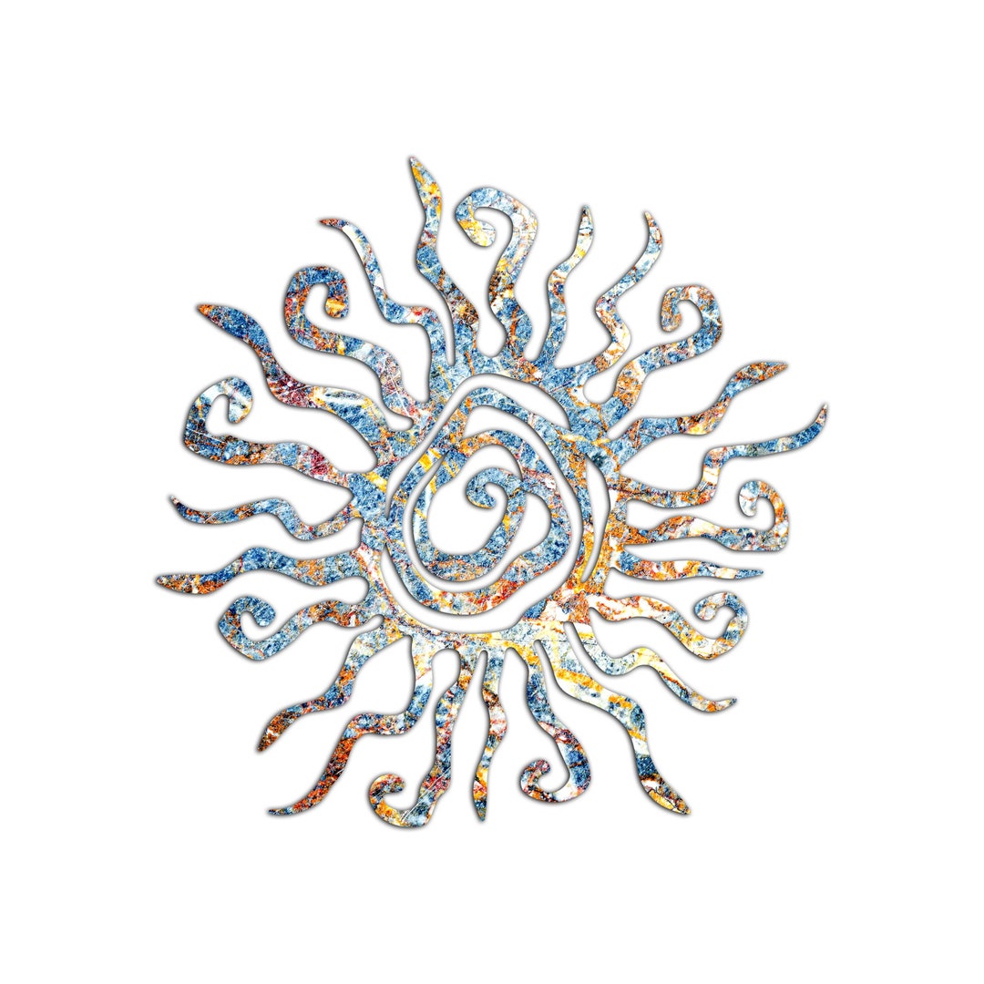 Sun Color Metal Wall Art Wall Decorations Wall Hanging Wall Etsy