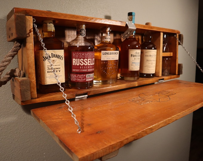 1950's Ammo Box Whiskey Whiskey Gift/ Whiskey Bar/bar