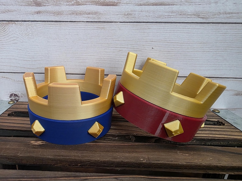 3D Printed Gamer Gift, Collectable Gift, Clash Royale crown bild 3