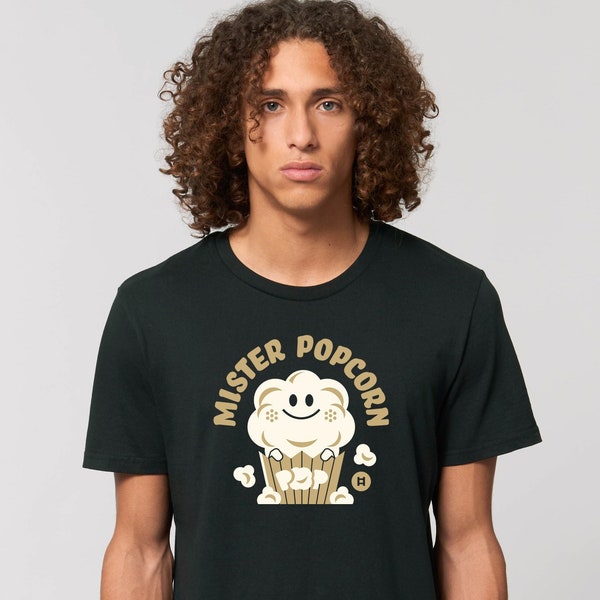 Mister Popcorn T-Shirt Männer Popcorn