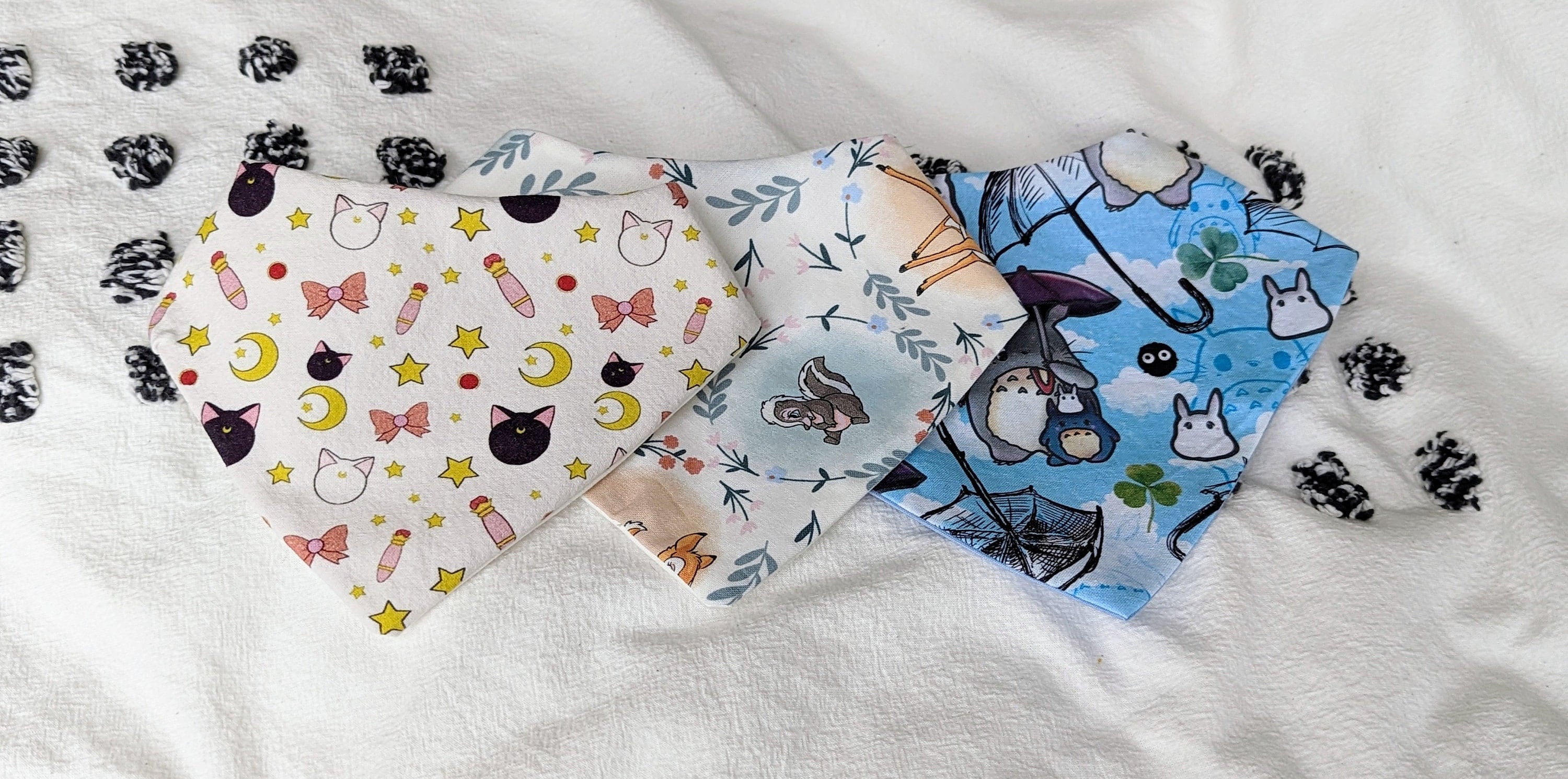 Anime Fleece Baby Bib Pirate 