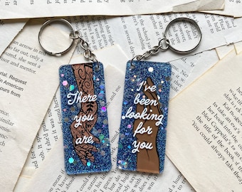 There you are, Rhysand and Feyre inspired by ACOTAR keychain pair