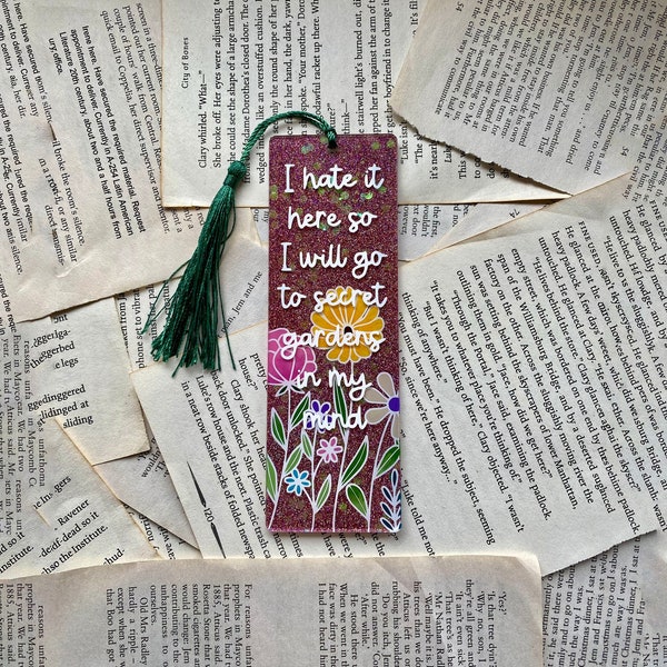 I hate it here, Taylor Swift inspired Acrylic bookmark