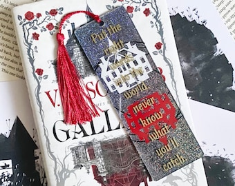 Gallant by Ve Schwab inspired Glitter Acrylic Bookmark