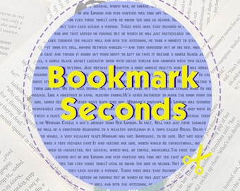 Bookmark Acrylic Seconds *READ DISCRIPTION*