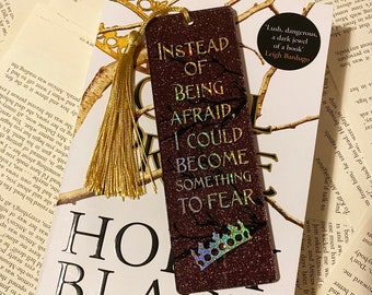 The Cruel Prince Inspired Glitter Acrylic Bookmark