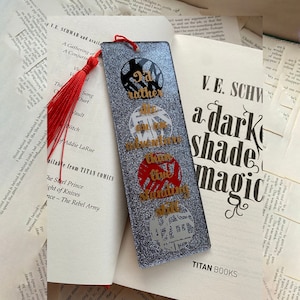 I'd Rather die on an adventure - A Darker Shade of Magic Glitter Bookmark