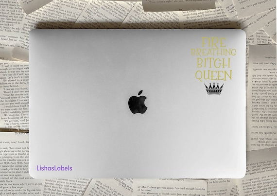 Fire Breathing Queen Vinyl Sticker - Throne of Glass Inspired
