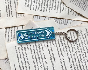 You Signed Up for This, Maisie Peters keychain inspired glitter keychain
