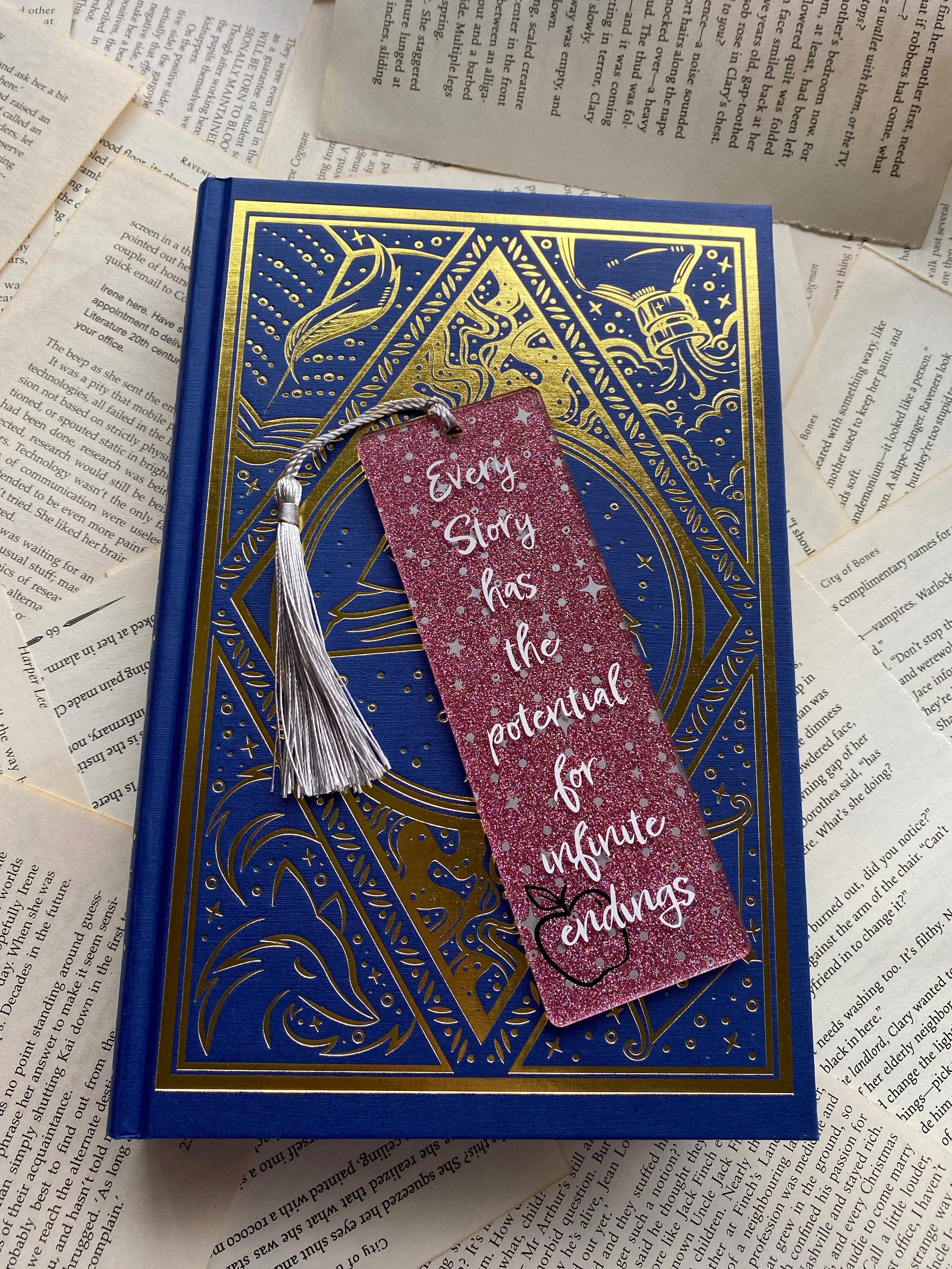 Once Upon a Broken Heart by Stephanie Garber Glitter Bookmark - Etsy