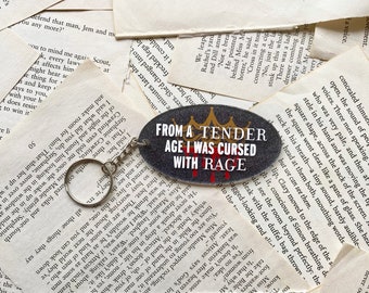 The Lighthouse, Cursed with Rage Halsey inspired Keychain