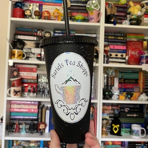 Suriel&#39;s Tea Shoppe, Officially Licensed A Court of Thorns and Roses inspired Cold Cup Tumbler