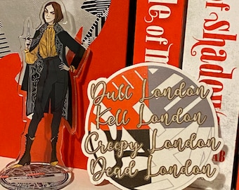 Clear four London's Map Vinyl Sticker