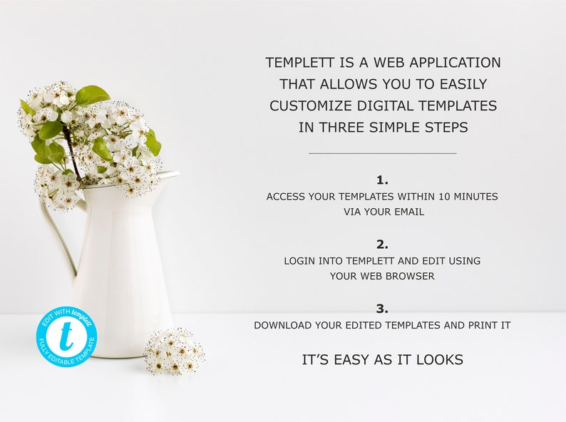Smartphone Invitation ANDREA Download Instant JPG Digital Template |Wedding Details Evite Greenery Details Electronic Card