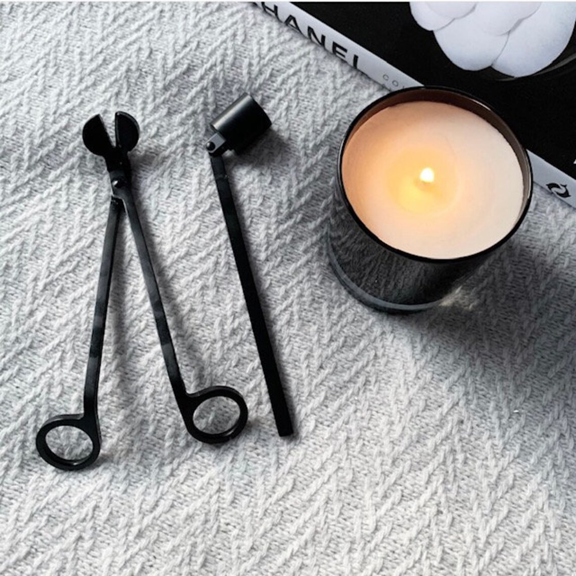 Matte Black Candle Snuffer Stainless Steel Etsy