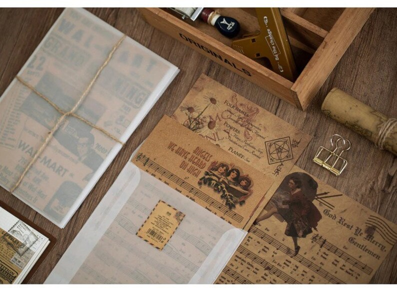 Download Paper Ephemera 10 Vintage Junk Journal Paper Pack Ephemera Kit Scrapbooking Paper Kit Old Book Pages Newspaper Pages Paper