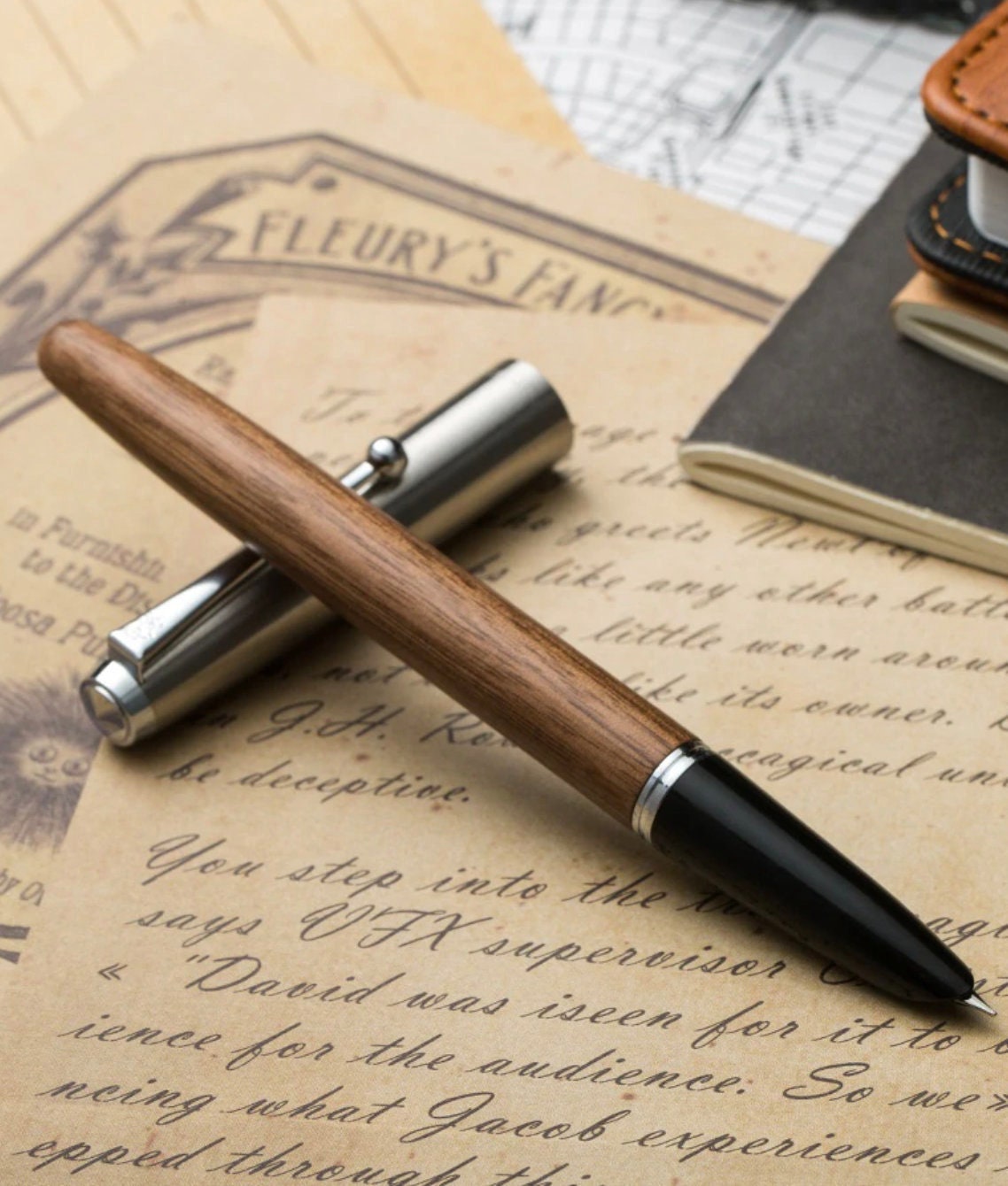 Wooden Fountain Pen,Fancy Pen Wooden Fountain Pen Writing Set.Luxury –  MENGDOGGE