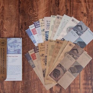 60 Vintage Junk Journal Paper Pack Ephemera Kit Scrapbooking Paper Kit ...