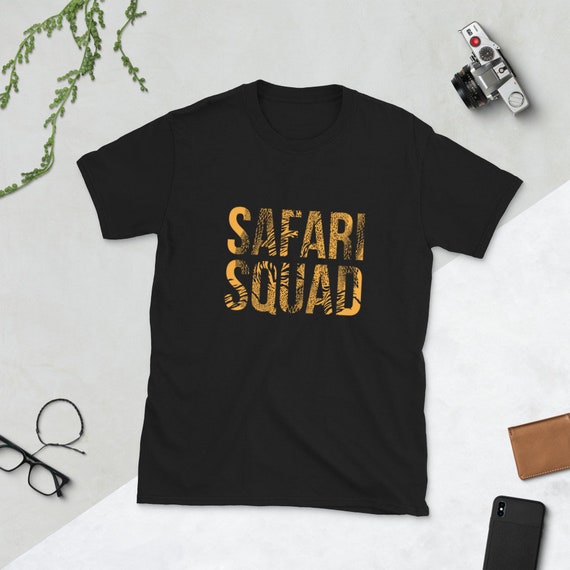 Safari Squad Short-sleeve Unisex T-shirt a Cool Zoo - Etsy