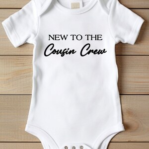 New to the Cousin Crew Onesies®, Baby Onesies®, New Baby Gifts, Cousin Gifts, Baby Shower Gift