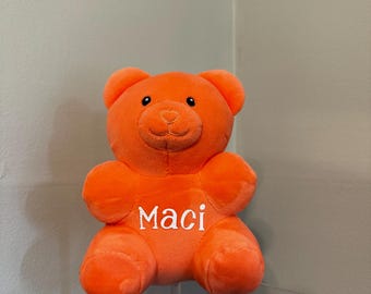 Personalized Mini Gummy Bears, Personalized Valentine’s Day Bear Gift, Valentine’s Day Gift for Kids, Custom Valentine’s Day Plushie