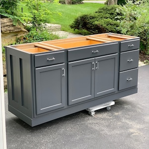 Kitchen Island  (Kitchen Island With Seating, Custom Kitchen Island, Kitchen Island with storage)