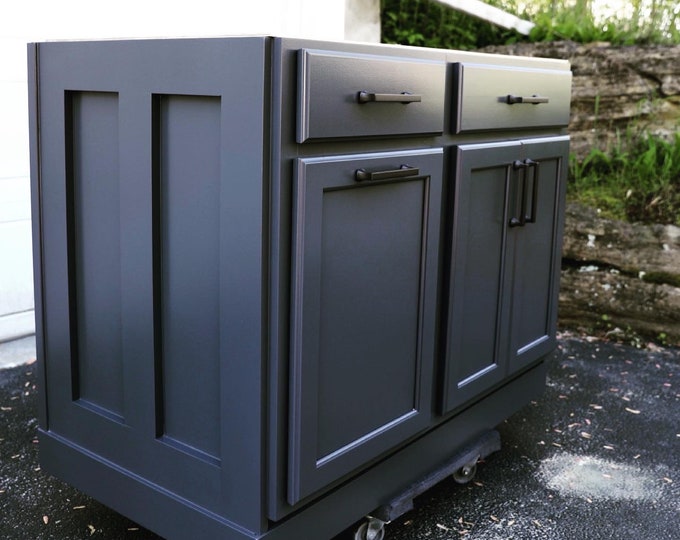 42 Kitchen Island/coffee Station/garbage Station custom Kitchen Island