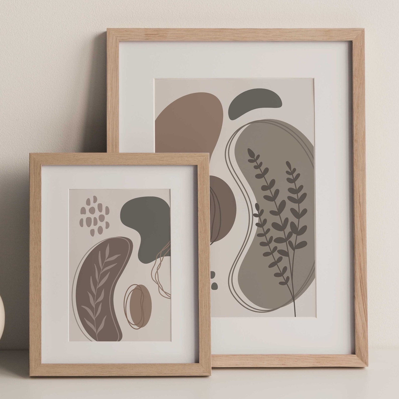 Set of 2 Prints Set of modern prints Abstract Print Set Etsy