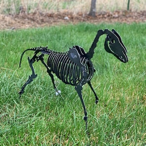 3D Horse Skeleton dxf - fichier de découpe plasma - Marcus Designs LLC - équidé - cnc