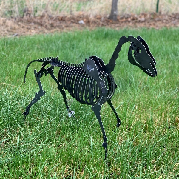 3D Horse Skeleton dxf - plasma cutting file - Marcus Designs LLC - equine - cnc