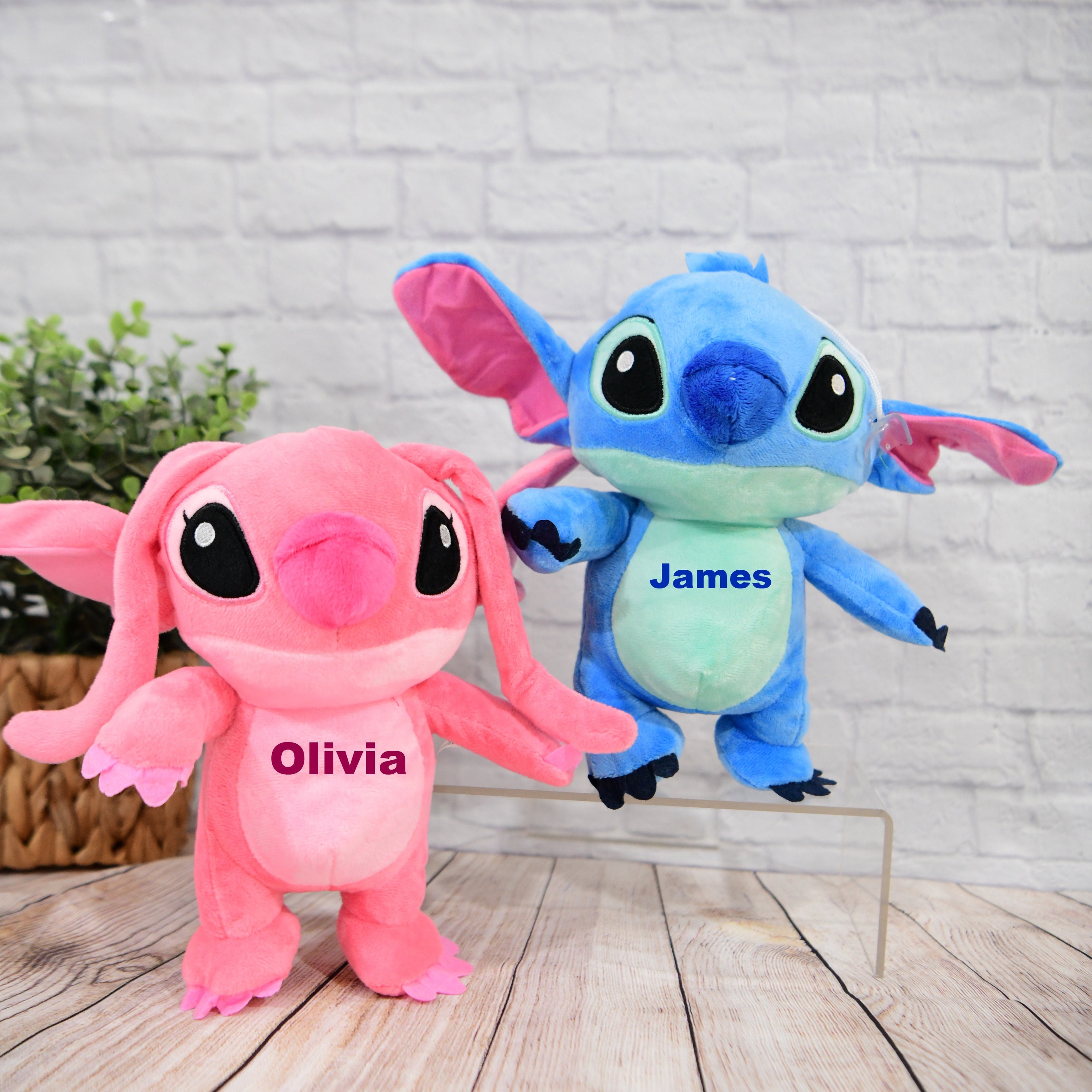 Stitch Plush Toys, 3.9 inch Pink Lilo & Stitch Stuffed Dolls, Pink Stitch Gifts, Soft and Huggable, Stuffed Pillow Buddy, Stitch Gifts for Fans