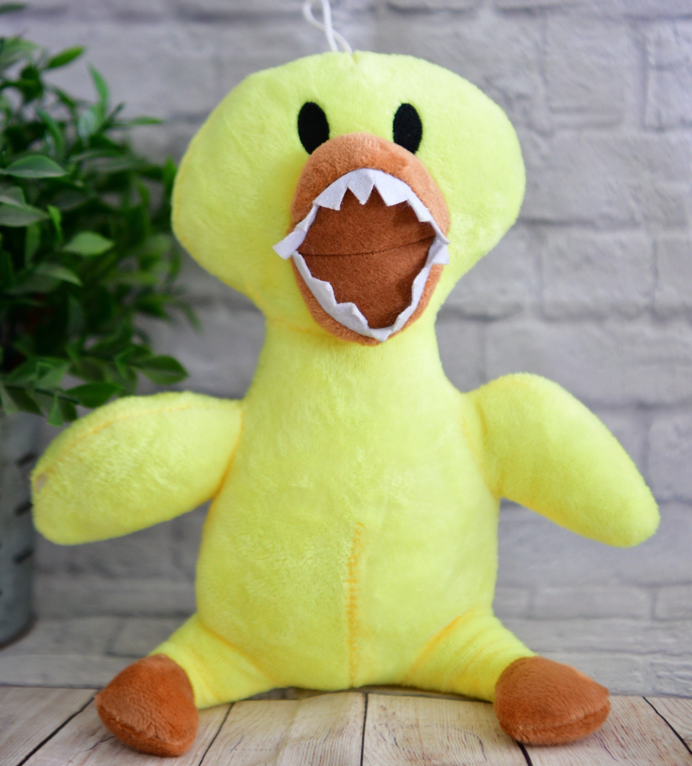 26cm Rainbow Friends Game Yellow Duck Plush Stuffed Toy Doll Kids Baby Gift  New