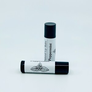 Natural Peppermint Lip Balm | Organic Lip Balm | Bridal Shower Favors | Present For Her