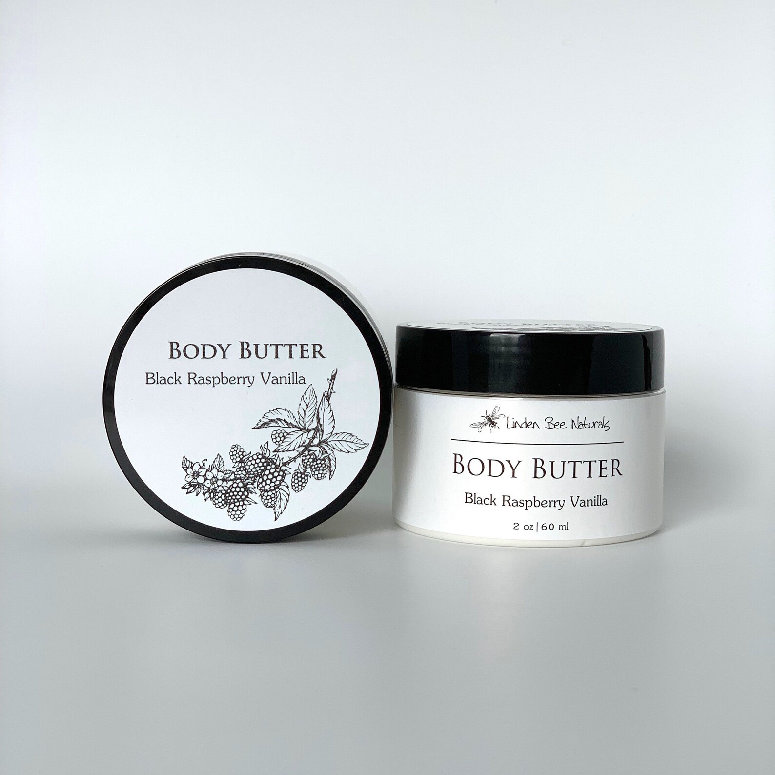 Natural Black Raspberry Vanilla Body Butter Whipped Body Etsy