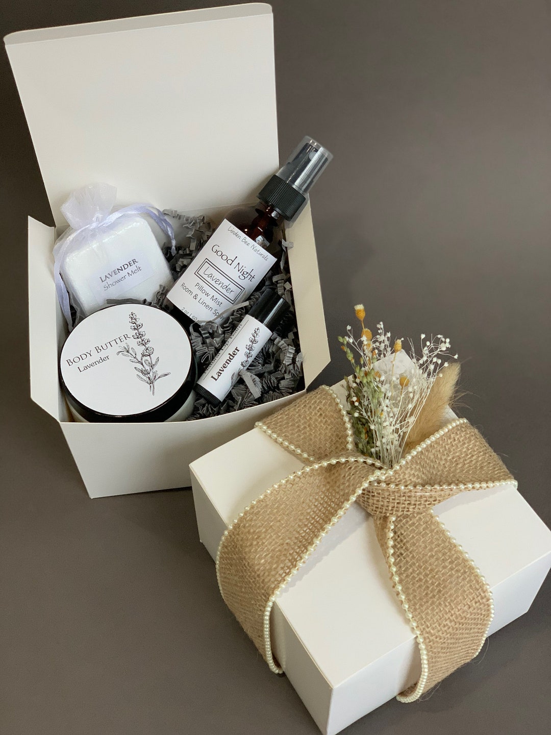 Lavender Gift Box Self Care Box Self Care Package Present for Her Spa ...