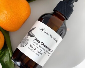 Deep Cleansing Oil | Pink Grapefruit Cleansing Oil | Natural Makeup Remover Oil