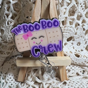Boo Boo Crew badge reel