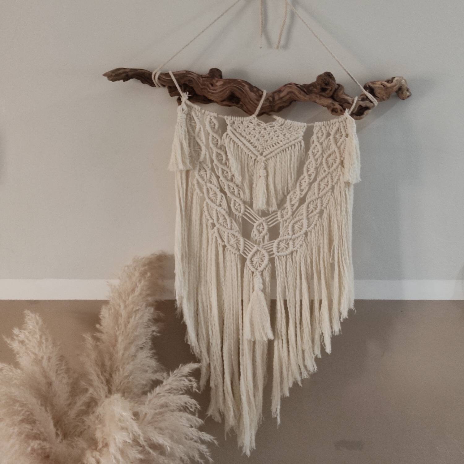 Décoration Murale en Macramé