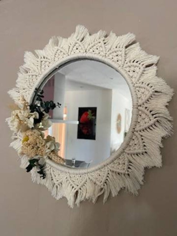 Miroir Macramé