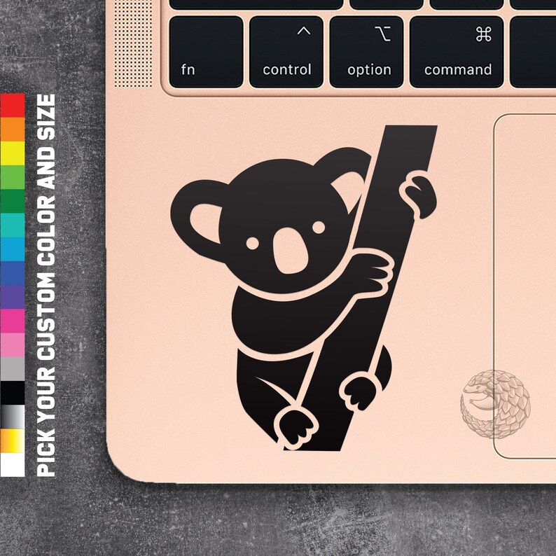 Koala Laptop Decal Koala Bear Macbook Air Or Yeti Sticker Etsy