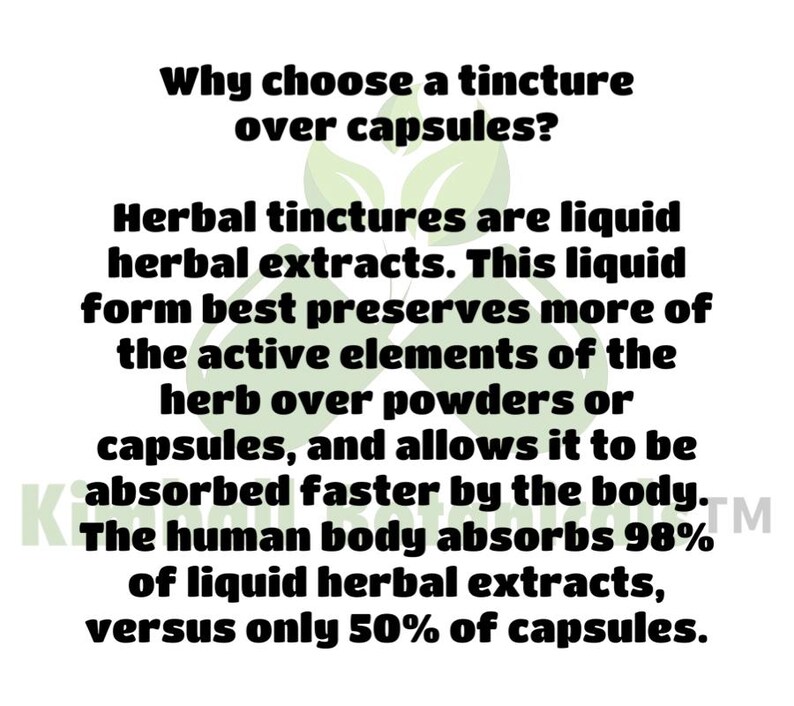 Organic Ashwagandha Capsules or Tincture, Fresh Made to Order image 4