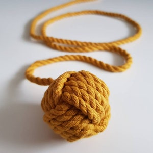 Eco-friendly cat toys, Monkey fist cat toy, gifts for pets, Toy to hunt, cat gift, macrame, cat toy ball, handmade