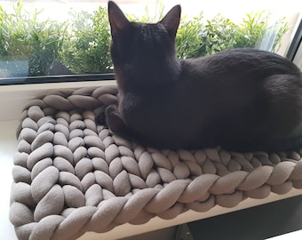 Cat window bed, cat bed for windowsill, cat mat, custom made cat bed, custom made cat cushion for window, custom color cat bed, pet bed