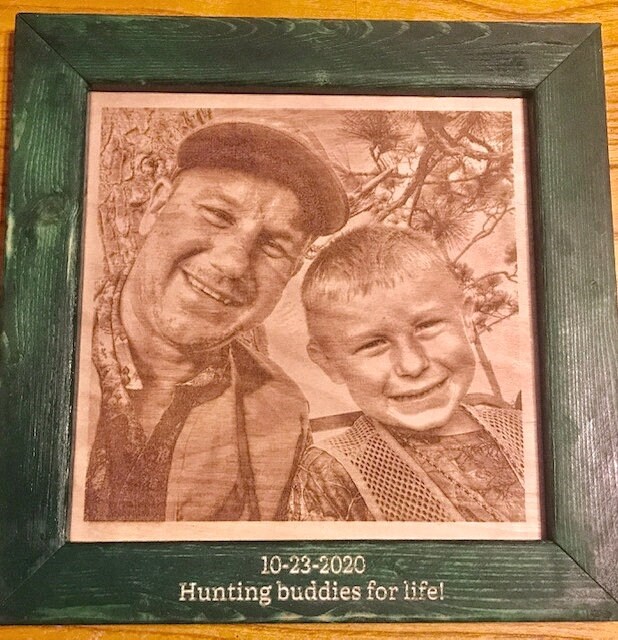 Photo or Sketch Etching on Wood Etsy UK