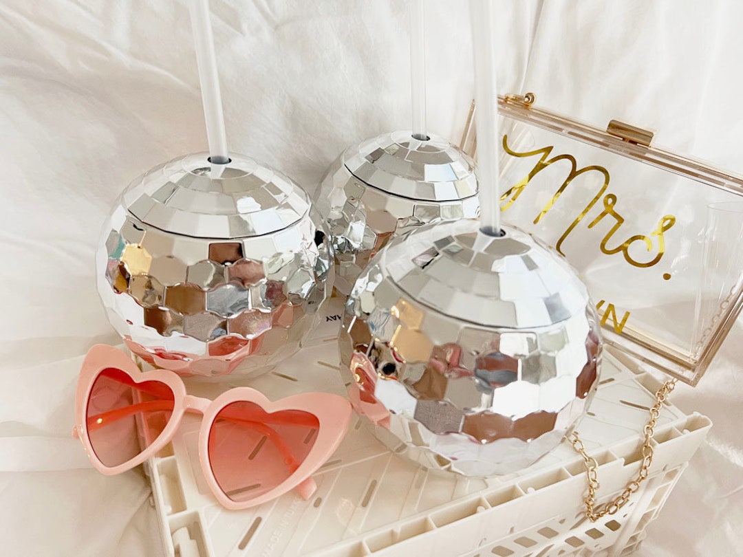 1PC Mirror Disco Ball Straws Silver Straws Mini Disco Straw Decor Disco  Party Decorations For Wedding Supplies - AliExpress