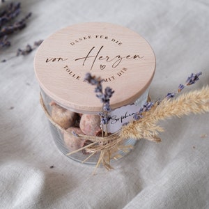 Lebensmittelbehälter zum verschenken und bedanken an die liebsten