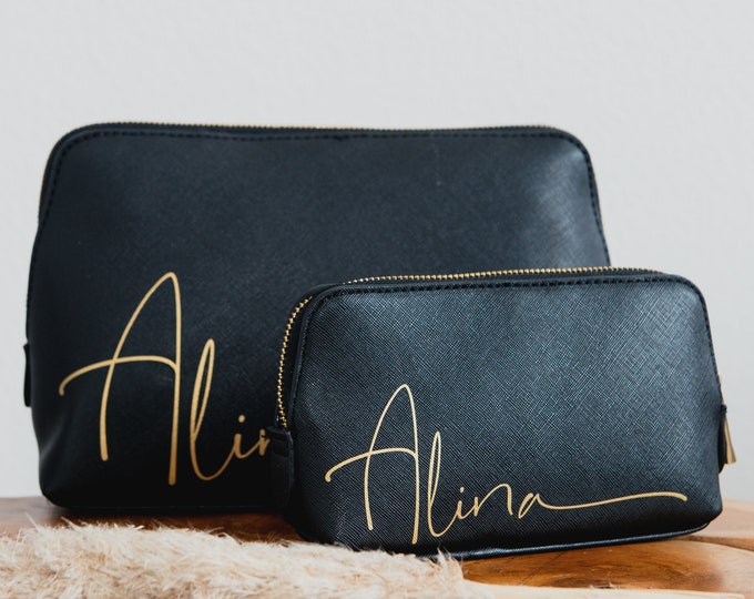 Personalized cosmetic bag with name | Beauty Bag | Make Up bag | Mothers Day gift | birthday gift for Mum | Personalized gift for Her
